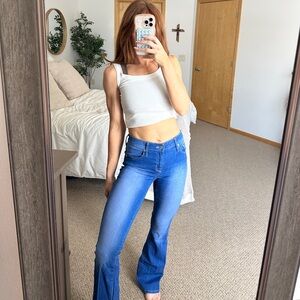 Blue Flare Jeans for Women